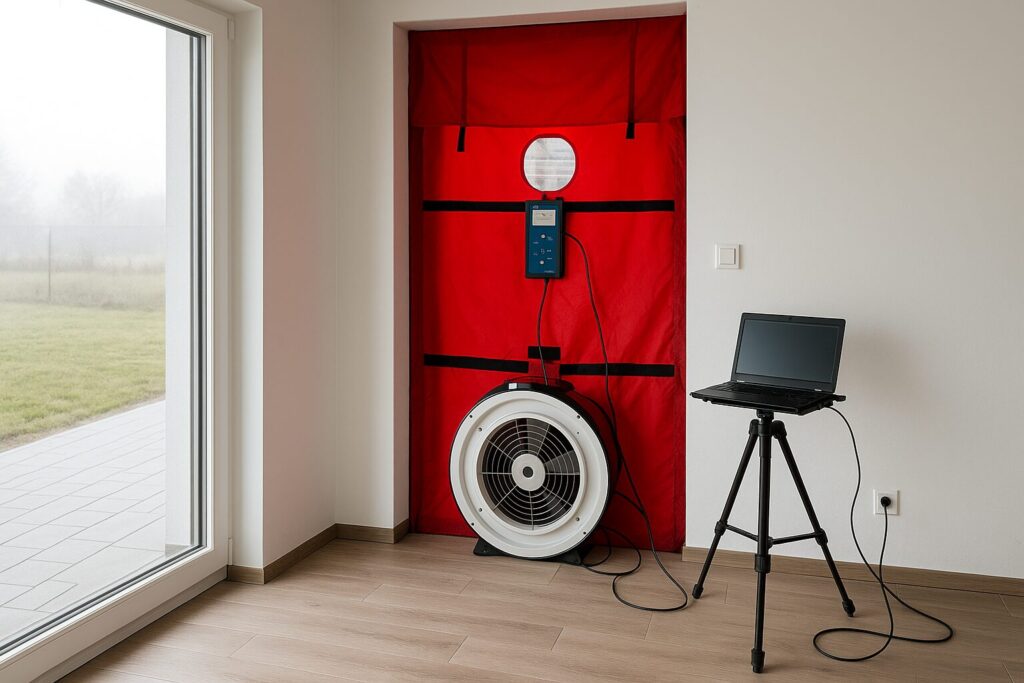 blower door test